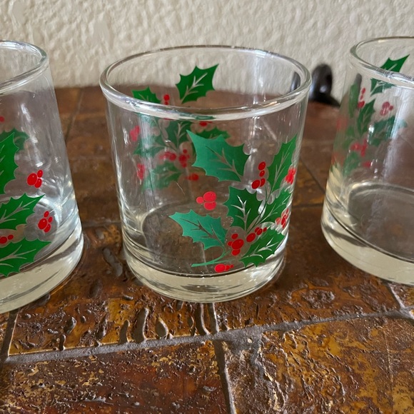 Vintage handmade Christmas glass cups - Picture 5 of 12